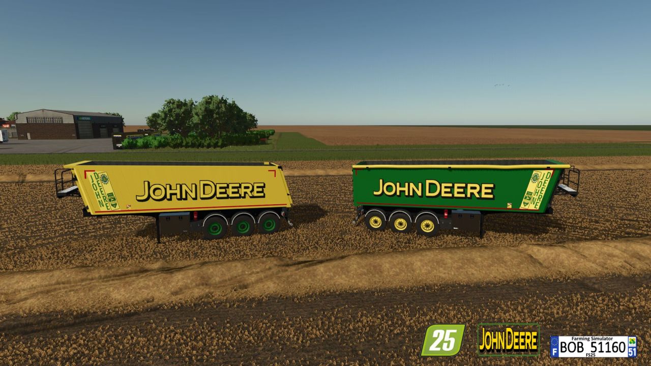 Причіп John Deere для Farming Simulator 25