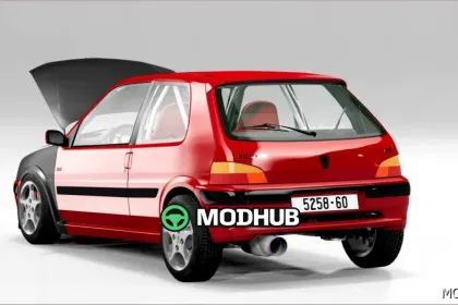 Автомобіль Peugeot 106 GTI V4.1 для BeamNG.drive — 2