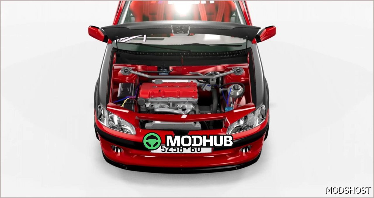 Автомобіль Peugeot 106 GTI V4.1 для BeamNG.drive