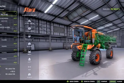 Powerful Sprayer Stara Imperador 4000 for Precision Field Treatment in FS25