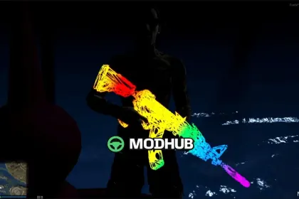 Анімаційний мод зброї Rainbow Mutant V2.0 для GTA 5