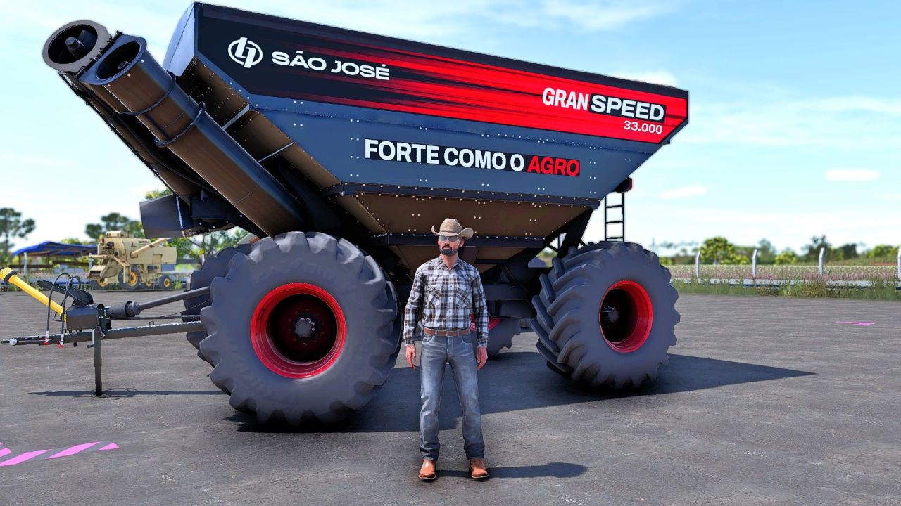 Efficient São Jose Implementos Gran Speed 33000 for Farming Simulator 25 — Fast Work in the Field