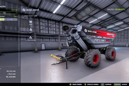 Efficient São Jose Implementos Gran Speed 33000 for Farming Simulator 25 — Fast Work in the Field — 3