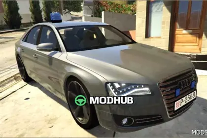 Автомобіль Audi A8 для GTA 5