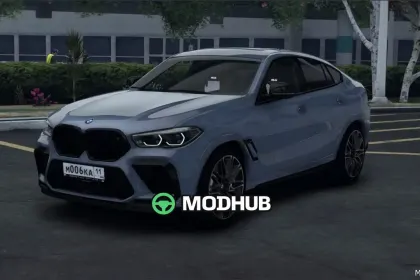 Автомобіль BMW X6 M Competition F96 для GTA 5 — 3