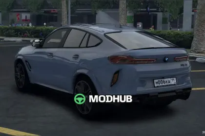 Автомобіль BMW X6 M Competition F96 для GTA 5 — 5