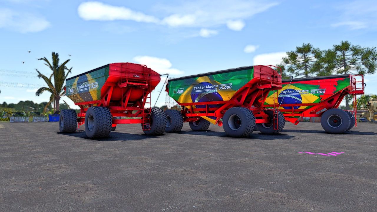 Leistungsstarker Jan Tanker Magnu 35000 für Farming Simulator 25 — Schnelle Flüssigkeitstransport