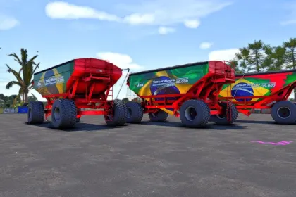 Leistungsstarker Jan Tanker Magnu 35000 für Farming Simulator 25 — Schnelle Flüssigkeitstransport — 2