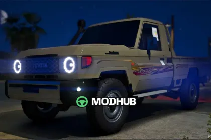 Автомобіль Toyota Land Cruiser J79 2024 для GTA 5 — 2