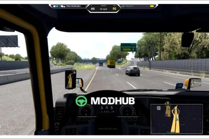 Інтерфейс маршруту YET Another Route Advisor для American Truck Simulator — 1