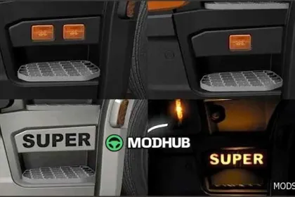 Lampa boczna Scania NG SR do Euro Truck Simulator 2