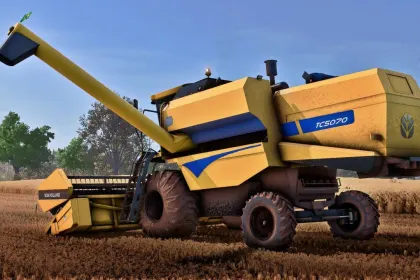 Legendärer Mähdrescher New Holland TC 5070 für Ertragreiche Felder in Farming Simulator 25 — 2