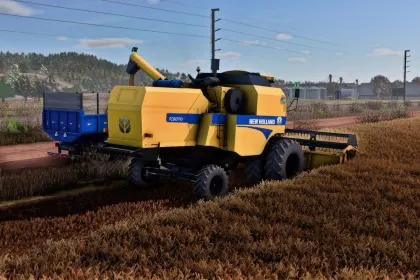 Legendärer Mähdrescher New Holland TC 5070 für Ertragreiche Felder in Farming Simulator 25 — 3