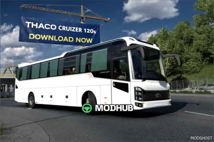 Autobus Thaco Cruizer 120S do Euro Truck Simulator 2