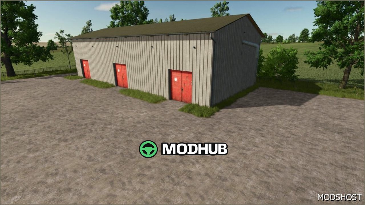 Будівлі Metal Hay Lofts V1.1 для Farming Simulator 22