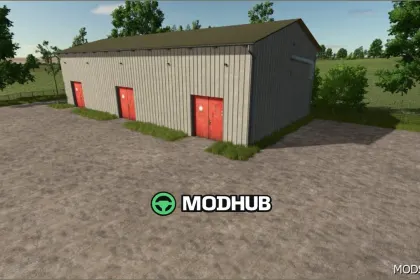 Будівлі Metal Hay Lofts V1.1 для Farming Simulator 22 — 2