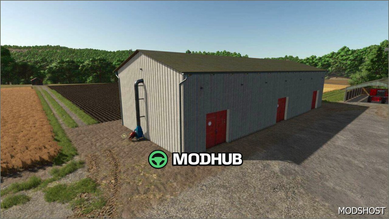 Будівлі Metal Hay Lofts V1.1 для Farming Simulator 22