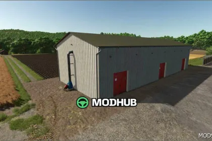 Будівлі Metal Hay Lofts V1.1 для Farming Simulator 22 — 3