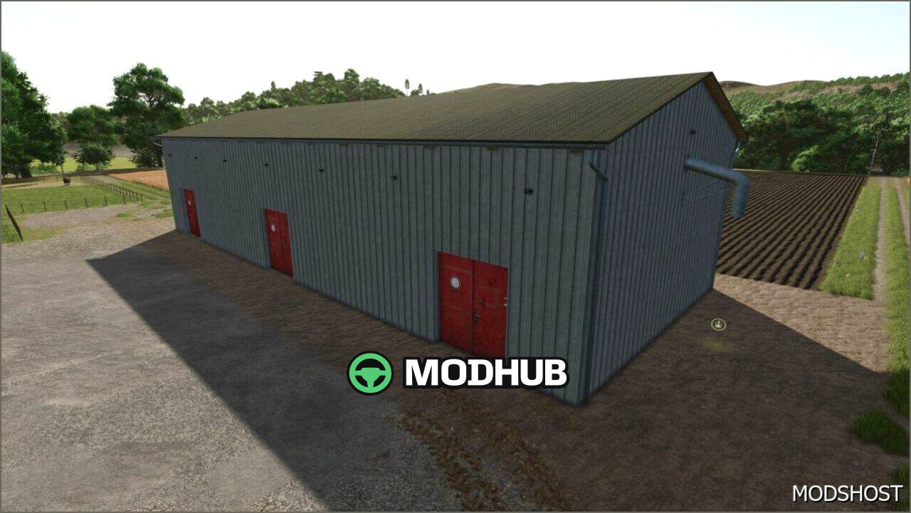 Будівлі Metal Hay Lofts V1.1 для Farming Simulator 22