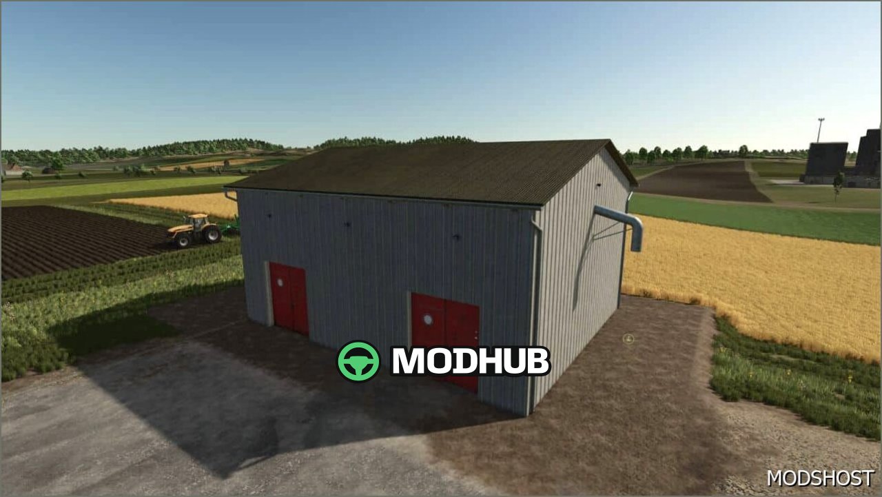 Будівлі Metal Hay Lofts V1.1 для Farming Simulator 22