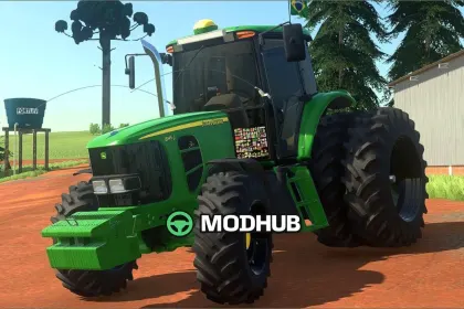 Трактор John Deere 6145J для Farming Simulator 22 — 3