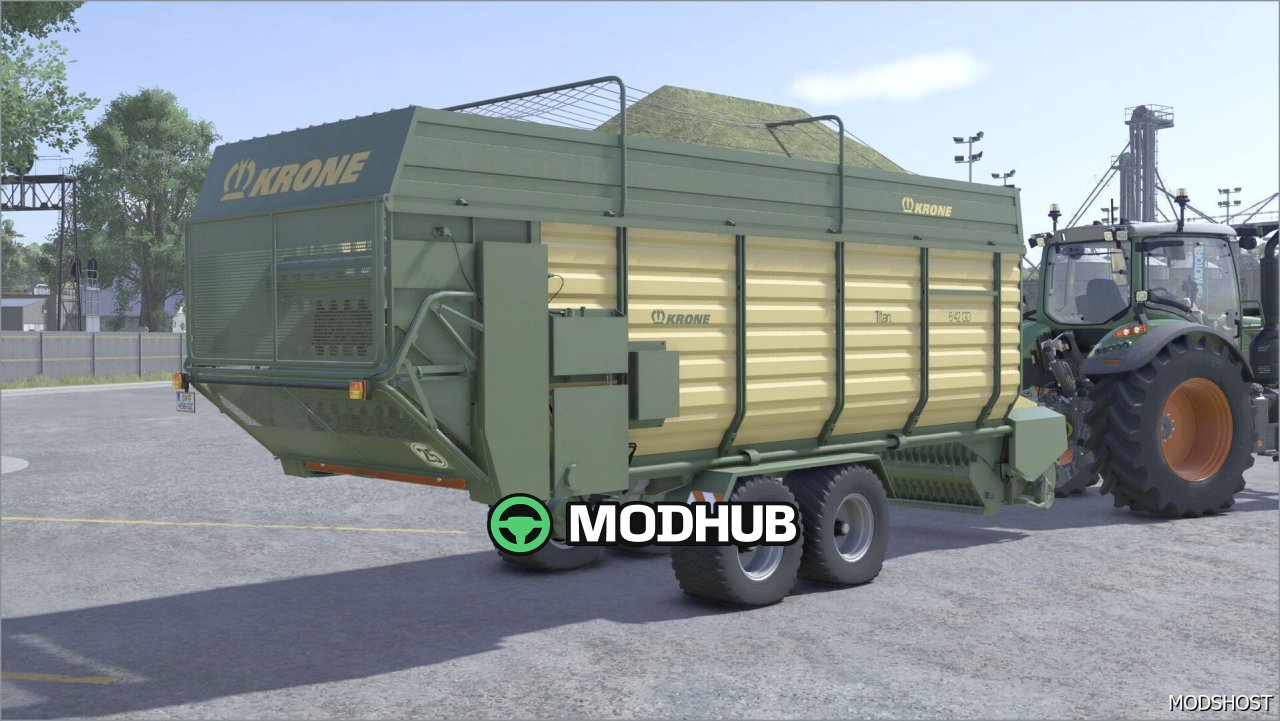 Причеп Krone Titan 6/42 GD для Farming Simulator 25