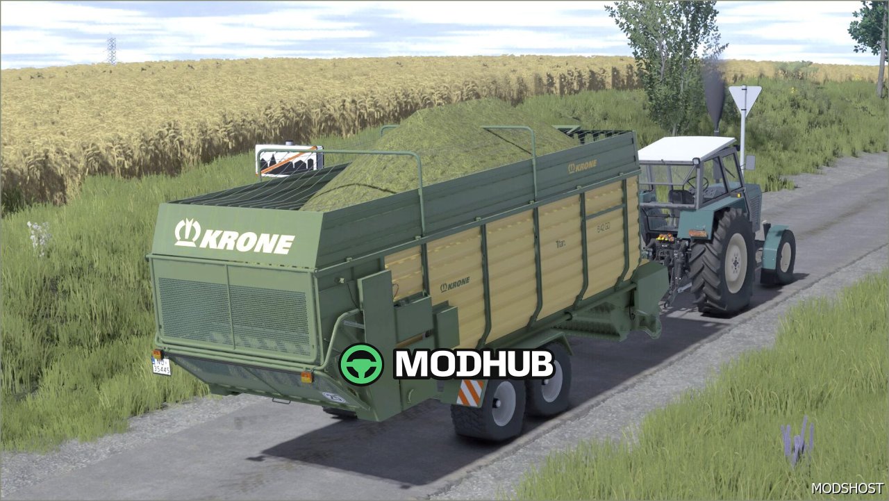 Причеп Krone Titan 6/42 GD для Farming Simulator 25