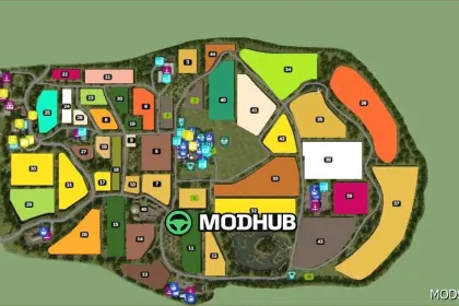 Карта Les Grandes Chaumes для Farming Simulator 25 — 2