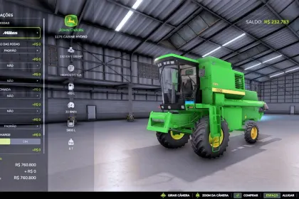Efficient Tractor John Deere SLC 1175 for Farming Simulator 25 — 4 Versions and High Performance — 3