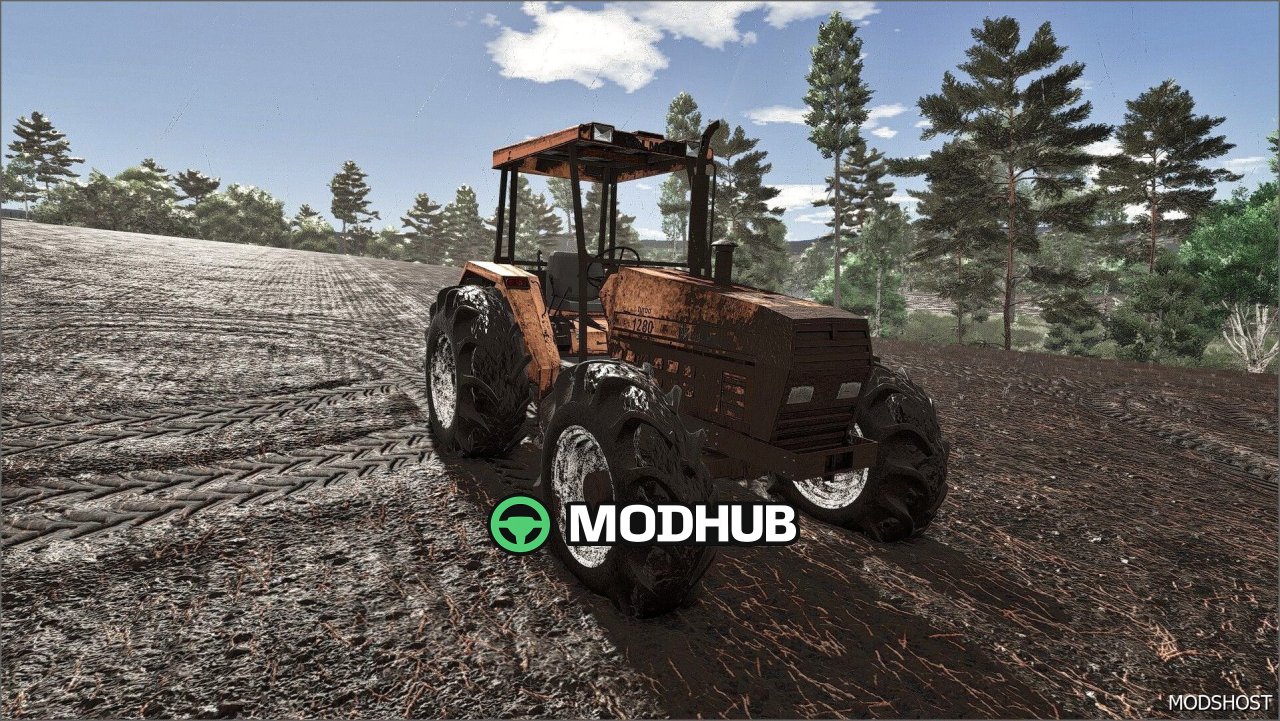 Трактор Valmet 1280/1580 для Farming Simulator 25