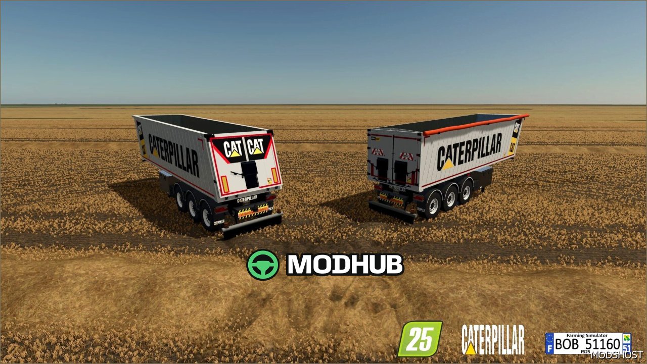 Причеп Caterpillar для Farming Simulator 25