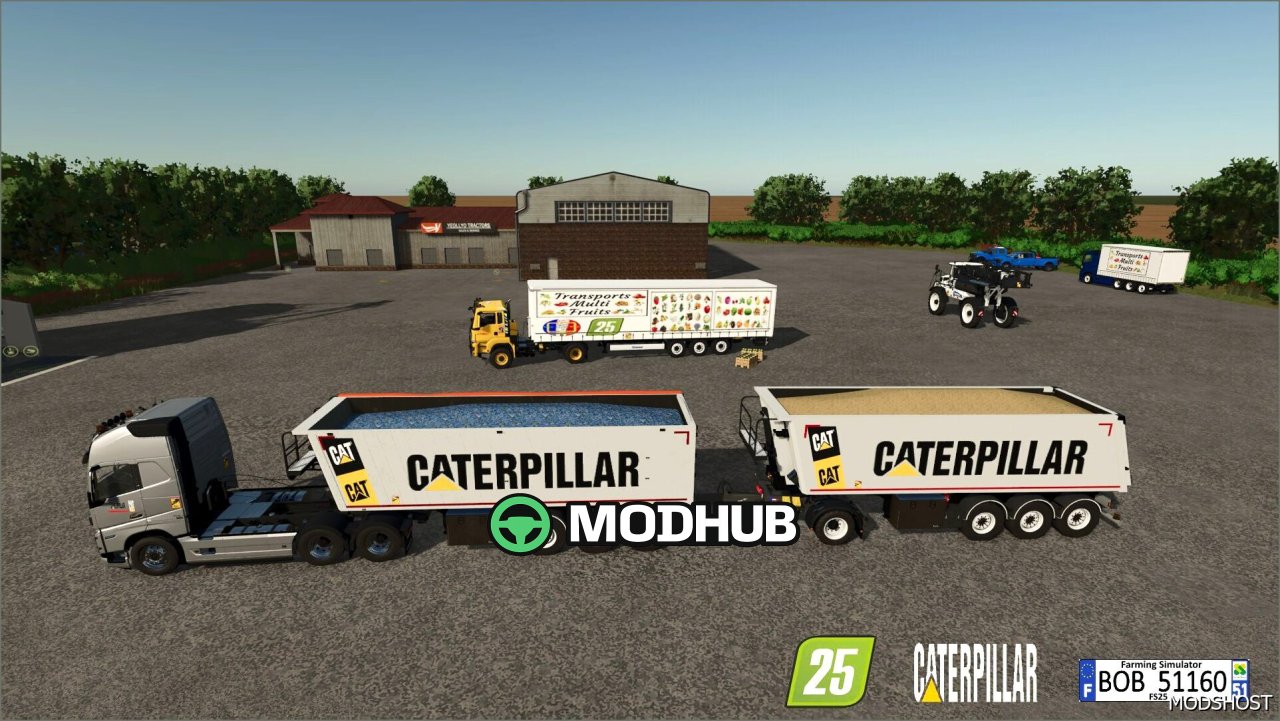 Причеп Caterpillar для Farming Simulator 25