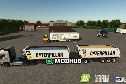 Причеп Caterpillar для Farming Simulator 25 — 5