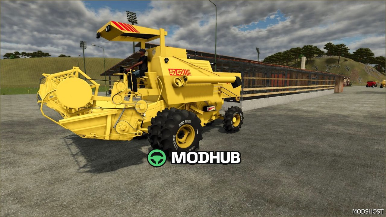 Комбайн New Holland 4040 для Farming Simulator 25