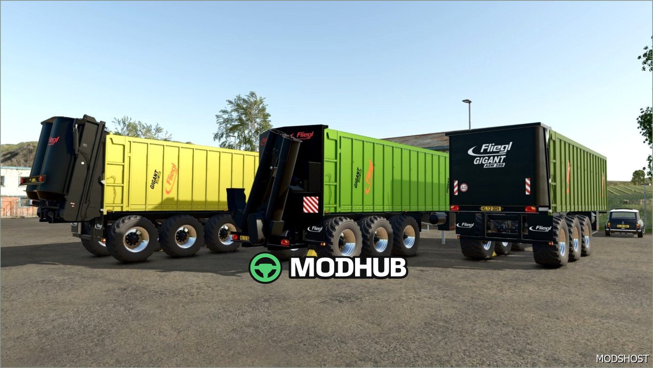 Причіп Fliegl ASW 288 для Farming Simulator 25