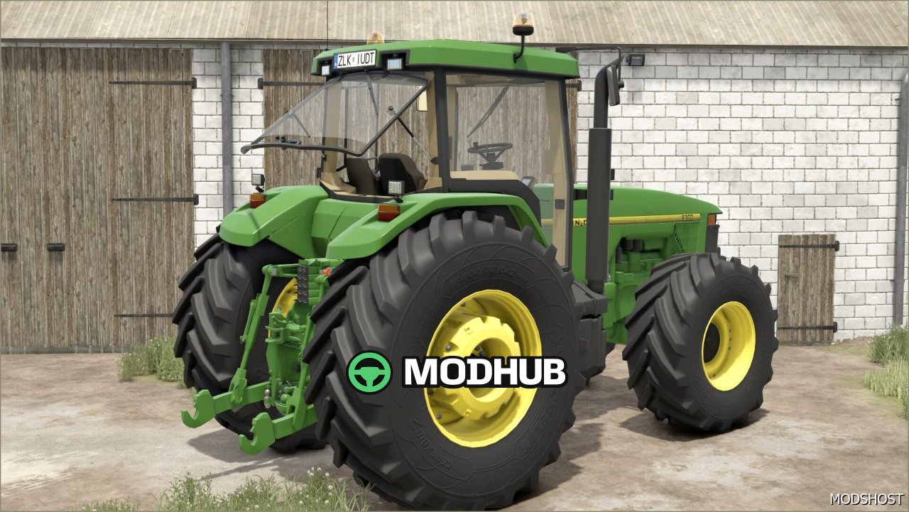 Трактор John Deere 8000/8010 для Farming Simulator 25