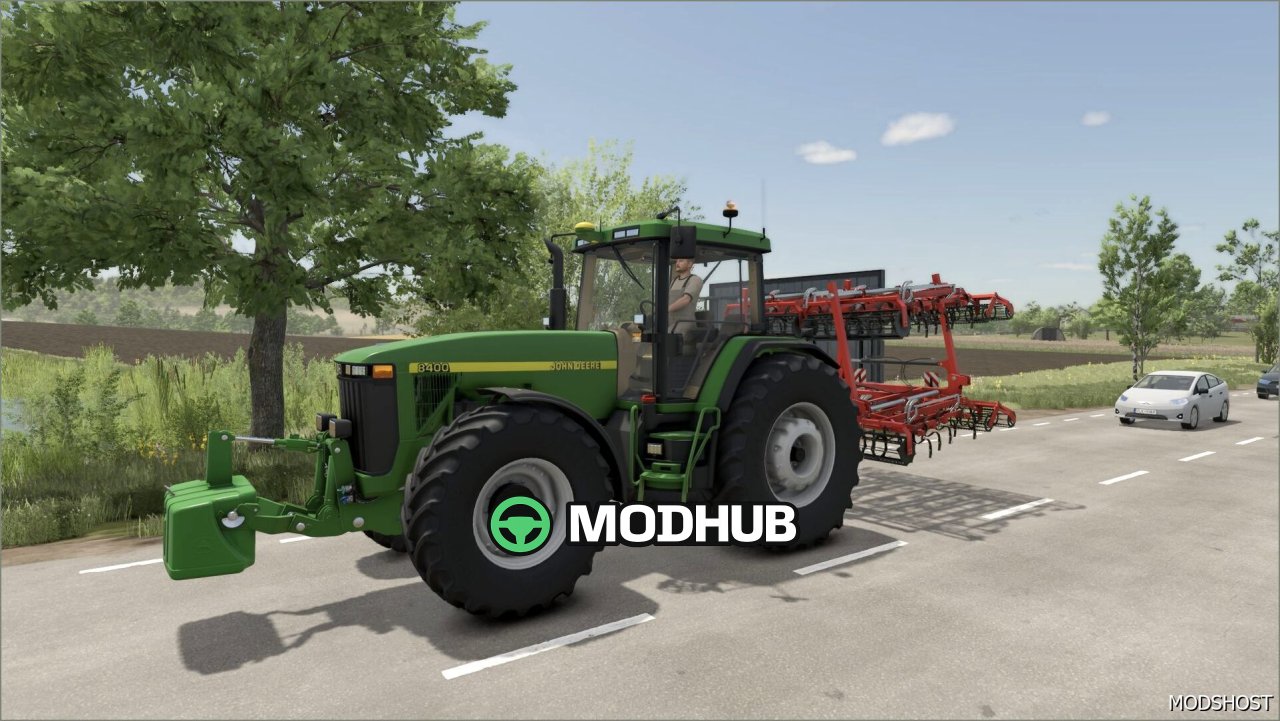 Трактор John Deere 8000/8010 для Farming Simulator 25