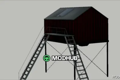 Animal Stable and Feed Silo for Farming Simulator 25