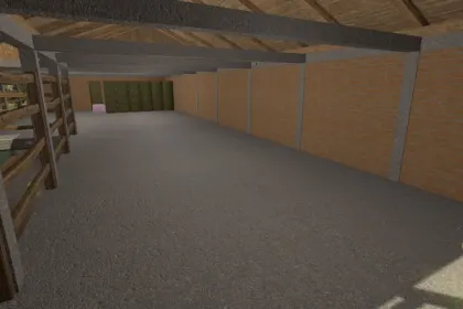 Великий корівник з місцем для тюків для Farming Simulator 25 — 3