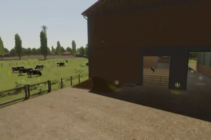 Великий корівник з місцем для тюків для Farming Simulator 25 — 5
