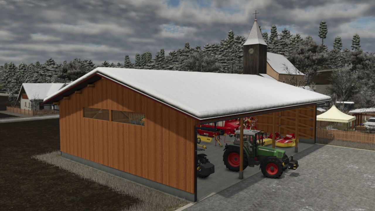 Склад для техніки для Farming Simulator 25