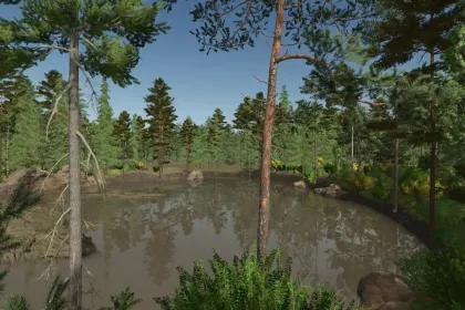 Карта Back Roads County Forestry Edition 4x для Farming Simulator 25 — 1