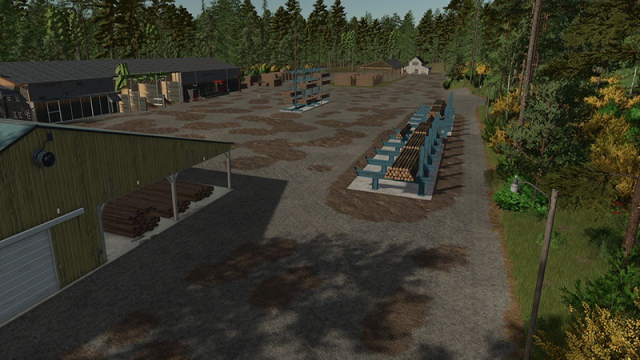 Карта Back Roads County Forestry Edition 4x для Farming Simulator 25