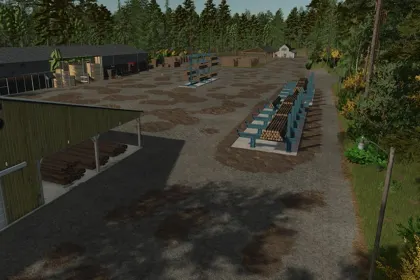 Карта Back Roads County Forestry Edition 4x для Farming Simulator 25 — 2