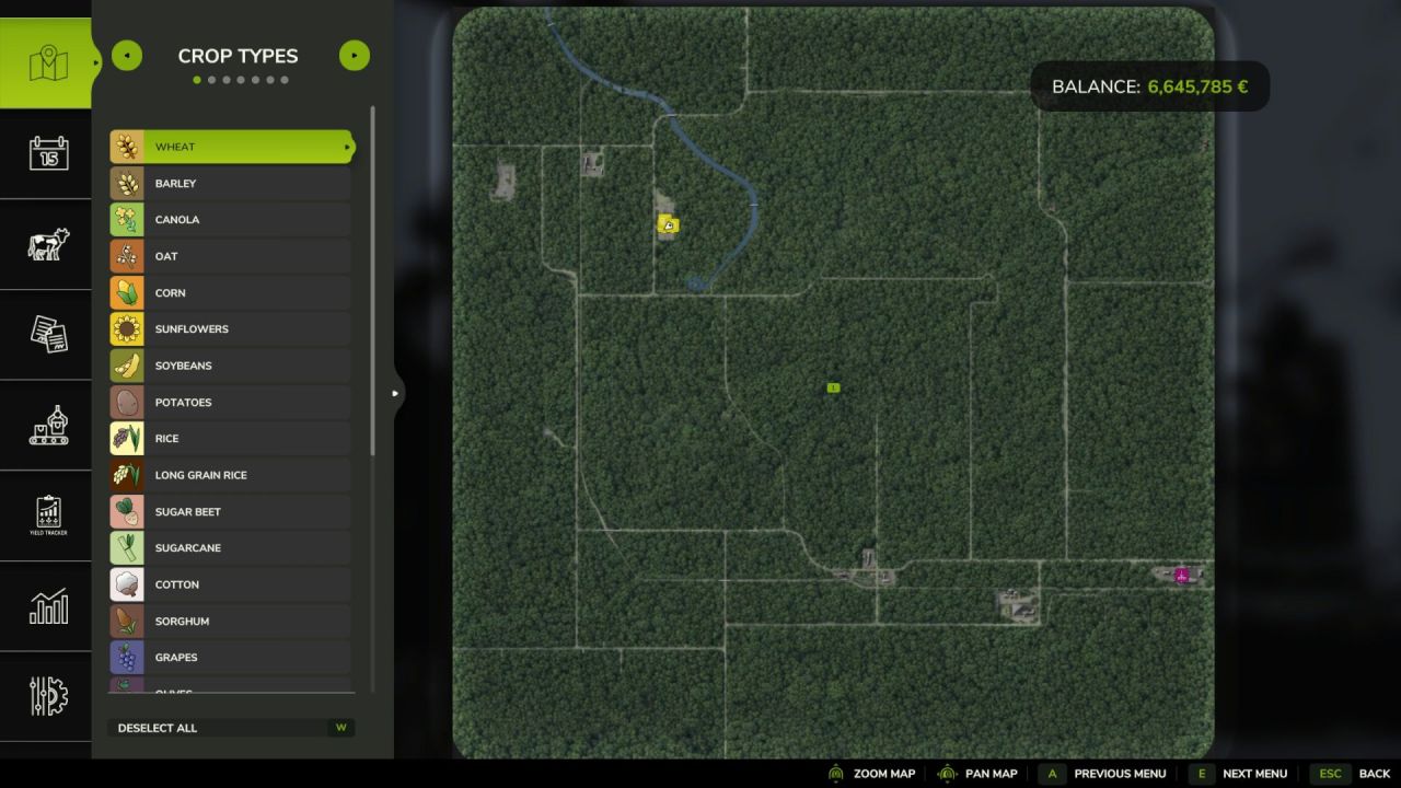 Карта Back Roads County Forestry Edition 4x для Farming Simulator 25