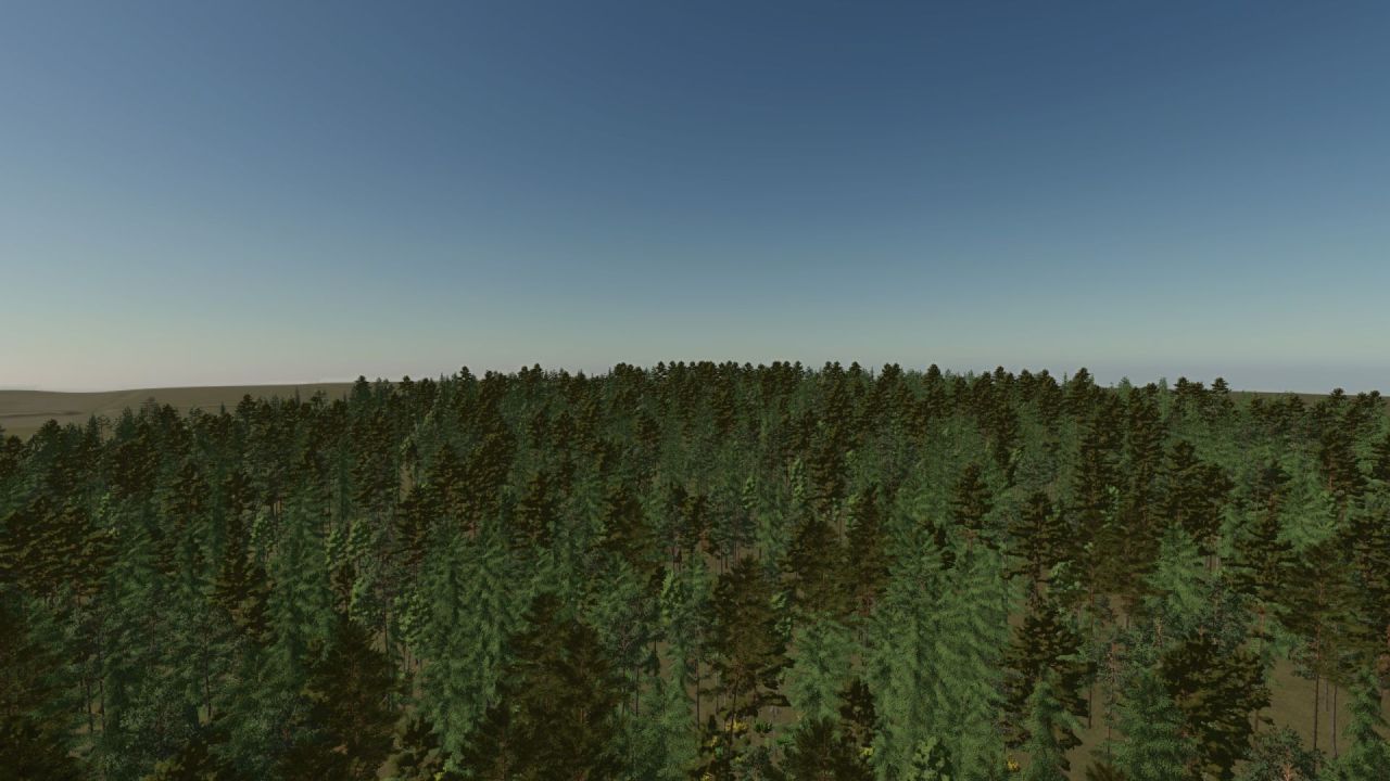 Карта Back Roads County Forestry Edition 4x для Farming Simulator 25