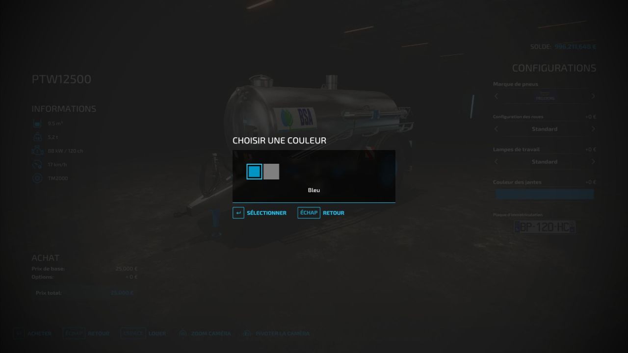 Розкидач гною BSA 9.5 для Farming Simulator 25