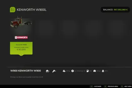 Вантажівка Kenworth W900 ATC для Farming Simulator 25 — 3