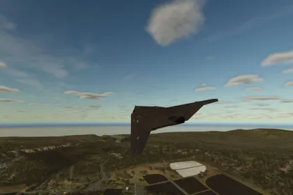 Legendärer Stealth-Flugzeug Lockheed F-117 Nighthawk für Farming Simulator 25 — 2