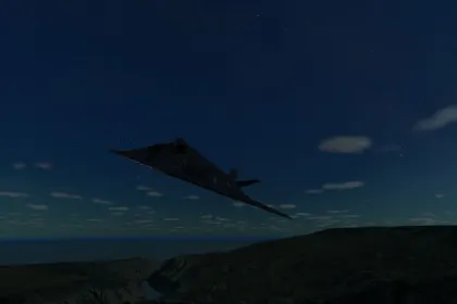 Legendärer Stealth-Flugzeug Lockheed F-117 Nighthawk für Farming Simulator 25 — 4